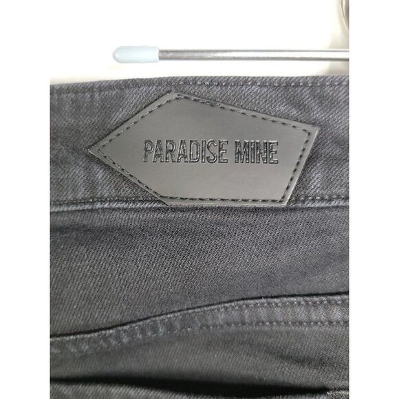 Paradise Mine Women's Skinny Jeans Size 27 Dark Wash Black Denim 29X30 - Picture 4 of 12